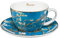 Goebel Vincent Van Gogh Teetasse mit Untertasse Artis Orbis - Mandelbaum aus Fine Bone China 0,25L, Höhe: 6,5cm, 66-532-06-1