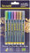 SECURIT - 7er-Set Kreidemarker - Für nicht-poröse Oberflächen (Schwarze Tafel, Glas, Metall, Spiegel...) - Dünne Spitze 1-2 mm - Multicolor Metallic