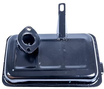 Ama Marmitta per Motozappa Benassi BL75 – compatibile con i Motori Minarelli 190, Flangia a 2 Fori Interasse 53 mm, Diametro Tubo 30 mm, Made in Italy