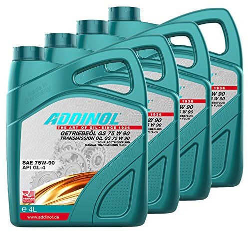 Addinol 4X Getriebeöl Gear Transmission Oil Fluid Lubricant 75W-90 Gs 75 W 90 4L 74200725