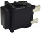 Easyricambi Interruttore a Pulsante bipolare Nero a 2 Contatti faston 4A 250V AC Foro Incasso 19x13mm
