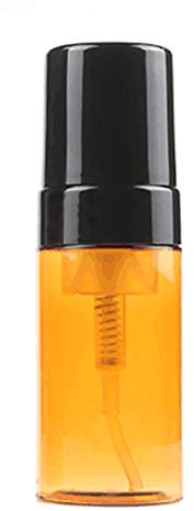 1PC 100ml/3.4oz Amber Plastic Foaming Soap Dispenser Travel Size Empty Foam Pump Soap Dispenser Mousses Bottle Storage Containers for Lotion Liquid Soap Facial Cleanser Shampoo