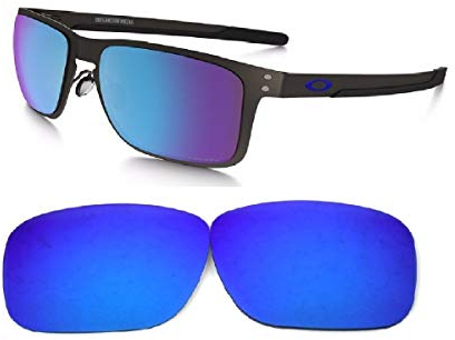 Lentes de repuesto Galaxy para Oakley Holbrook Metal OO4123 (no Holbrook normal) polarizadas 100% UVAB (azul), Azul, regular