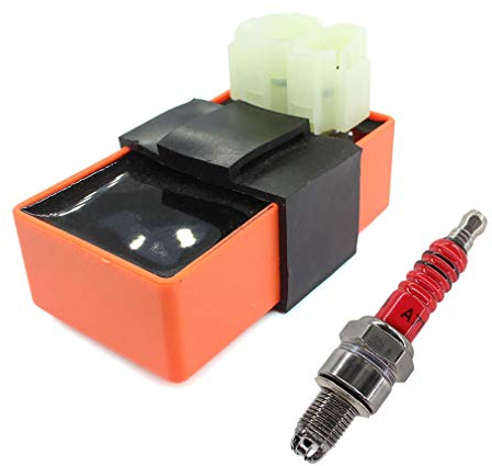 AISEN ATV Quad AC CDI & Zündkerze für China Quad mit 2 Zylinder Jinling Racing Race Quad ATV 250ccm JLA-21B JLA-923B JLA-931