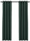 vidaXL 2X Vorhang Verdunkelung mit Ösen Leinenoptik Verdunkelungsvorhang Kräuselband Thermo Gardine Blickdicht Vorhänge Grün 140x245cm