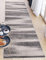 Carpeto Rugs Teppich Läufer Flur - Modern Teppichläufer - Kurzflor, Weich - Flurläufer für Wohnzimmer, Schlafzimmer - Teppiche - Meterware - Grau - 80 x 250 cm