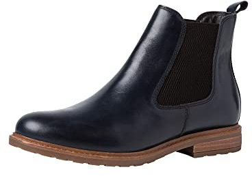 Tamaris 1-1-25056-27, Damen Chelsea Boot, Navy Leder, 39 EU