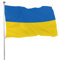 Ukrainische Flagge, Banner, Ukraine-Flagge, Ukrainische Nationalflaggen, lebendige Farben und UV-beständige Flaggen, Rasendekoration, 60 x 90 cm