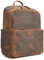 DONBOLSO Mochila Tokio | Mochila Mujer y Hombre de Piel con Compartimento para el Portátil | Mochila Portatil para Viajes, Oficina, Universidad | Vintage Marrón