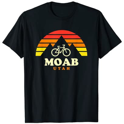 Moab Utah Mountainbiking Moab MTB Trails Retro T-Shirt