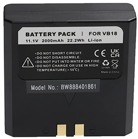vhbw Akku kompatibel mit Godox VING V850 | V860, V850II, V860II Blitzgerät, Kamera-Blitz (2000 mAh, 11,1 V, Li-Ion)