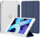 4UBonLife Funda para iPad Mini 5 Mini 4 con Portalápiz,Cover Protectora de TPU Suave, Carcasa Ligera y Delgada con Translúcido Esmerilado Trasera Cubierta para iPad Mini 7.9 Pulgadas, Azul Oscuro