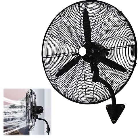 Ventilatore Da Parete Ad Alta Velocità, Industriale Ventilatore Oscillante A Parete, Oscillante A 120°,3 Velocità, Motore Potente E Silenzioso, Per Famiglia/Ristorante/Bar/Garage ( Size : 55cm/21in )