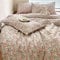 Garden Floral Duvet Cover Twin Green Pink Rose Flower Bedding Set Twin Soft Cotton Boho Aesthetic Shabby Chic Duvet Cover Set Country Style Cute Bunny Pattern Comforter Cover with Zipper Closure
