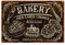 Rusty Look Aluminium Bakery Schild, Metall-Wanddekoration, Kuchenschild, Kuchenschild, Raum-Wanddekoration – 20,3 x 30,5 cm