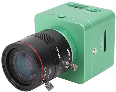 Caméra HDMI 41MP, 4K 30FPS 3840x2160P Zoom Numérique Webcam D'enseignement en Streaming USB, Caméra à Monture C/CS Industrielle avec Objectif à Zoom Manuel 6-12 Mm sans Distorsion