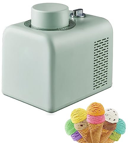 WolFum Softeis Maschine Halbautomatische 500ML Haushalts Eis, Der Maschine Obst Dessert Joghurt Kegel Eismaschine