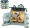 3D-Miniatur-Haus-Set, winzige Haus-Sets zum Bauen, DIY-Holzhandwerk für Erwachsene, Mini-Modellbausätze mit LED und Möbeln, Weihnachten und Geburtstag für Frauen (warmes Haus)