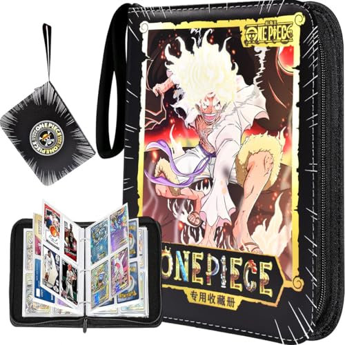 Anime Karten Sammelalbum 50 Seiten 400 Karten Kapazität Sammelkarten Album,Sammlung von Sammelkartenspielen,Sammelkartenhalter für Kinder und Mädchen