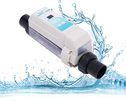 SABUIDDS Chlorinator Salzwassersystem, Salzelektrolyse für Aufstellpools bis 50 m³, Salzwasseranlage für Pool, Schwimmbäder, Whirlpools, Schwimmbecken