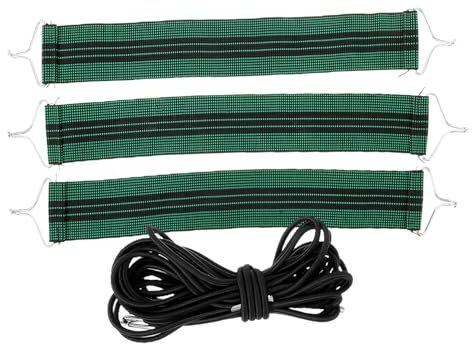 Yardenfun 1satz Lounge Chair Reparaturset Elastische Schnur Und Verstärkungsband Für Gartenliege Faltstuhl Und Relaxstuhl Langlebige Ersatzteile Für Terrassenmöbel Und Schwarze Schnur