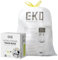 EKO Bolsas de basura extralargas con cordón, bolsas de basura de 30 litros, 100 bolsas, extrafuertes, caja de acceso rápido, ajuste perfecto para cubos de reciclaje, a prueba de fugas, color blanco