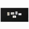 Pinnwand aus Kork für Zuhause, Büro, Küche, Dekoration, große Pinnwand für Teenager, Memoboard, Traumtafel, selbstklebende Rückseite, schwarz, 60 x 120 cm