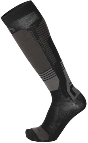 MICO Unisex Ski Light Weight Superthermo Natural Merino, CA00112, schwarz / grau, 44-46
