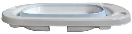 Savealot Savealot Folding Baby Bath Tub - Space-Saving 42L Portable Infant Bathtub with Non-Slip Feet (Blue)