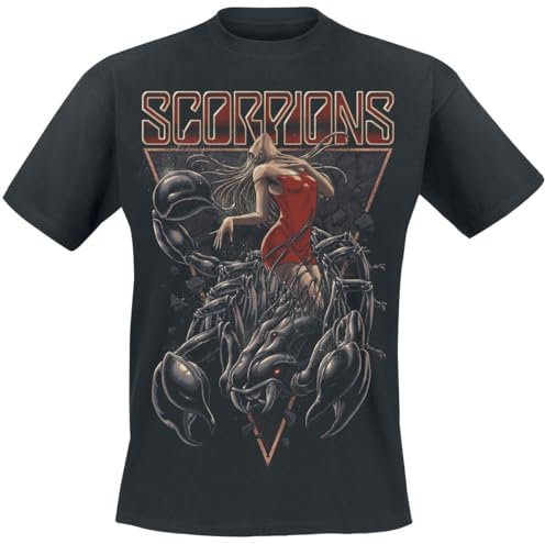 Scorpions Hurricane Männer T-Shirt schwarz XL 100% Baumwolle Band-Merch, Bands