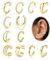 ORAZIO 12Pcs Or Ear Cuff Pour Femme Faux Piercing Oreille Or 18K Réglable Boucles D'oreilles Femme Non Piercing Helix Cartilage Manchette D'oreille Piercing Clip Fausse Boucles d'oreilles