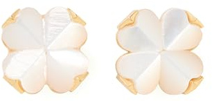 Kate Spade New York Spade Flower Studs, Mother Of Pearl
