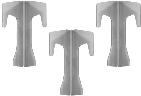 Fabater Vielseitiger Barbecue Plate Spacer Edelstahl BBQ Grill Matte Stützständer - Geeignet für Plancha Grillplatte, Kessel -Holzkohlegrill 3 Stücke