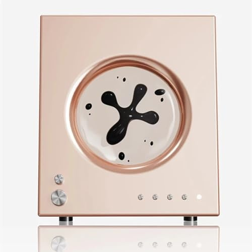Magnetic Fluid Bluetooth Speaker with Music Visualization, 50W Stereo Sound and Extra Bass, Wireless Speaker for Creative Gifting