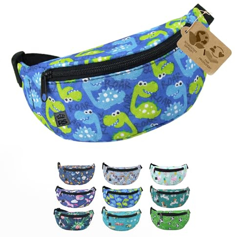 Bauchtasche Hüfttasche Gürteltasche für Kinder 3-7 Jahre - Kindergürteltasche mit verstellbarem Hüftgurt - leicht kompakt, abwaschbares Robustes Material (Modell 11)