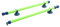 sourcing map Green 23 Length Aquarium Fish Tank Suction Cup Bubble Wall Air Stone Tube Decor