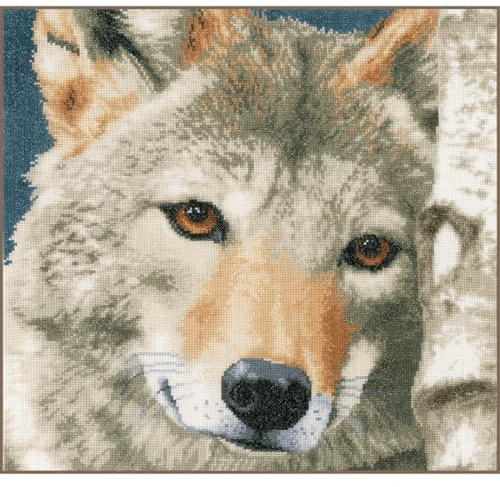 Vervaco Wolf, Aida, Multi, 19.6 x 1.4 x 1 cm
