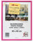 3-B Cadre de l'image ULM 30x40 cm - rose - cadre photo en bois, avec verre acrylique