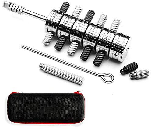 Loboo Idea Premium Ford Tibbe Pick Pick/Decoder con custodia in pelle, lettore 6 cilindri