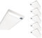 Kit Saillie BLANC pour Panneau LED 120x30 Slim (Pack de 6) - SILAMP