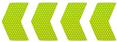 Riesel Design - re:flex rim - Reflektierende Sticker für deine Felgen - Sicherheit im Dunkeln - lime