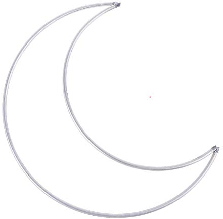 ER-NMBGH Metall Traumfänger Mond-Band, DIY handgemachte Traumfänger Makramee Zubehör für Hochzeit Kranz Dekor und Wandbehang Craft