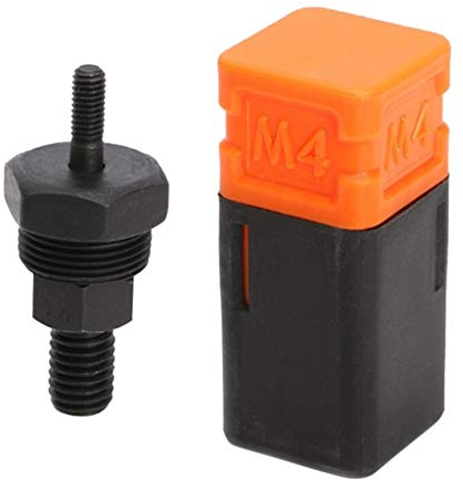 Milageto Pièce de Rechange M8 SAE 3/8-16 Embout de Rivet, Kits pour Outil à Rivets à écrou Manuel - M4
