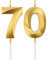 BBTO 70. Geburtstag Kerzen Kuchen Ziffer Kerzen Alles Gute zum Geburtstag Kuchen Topper Dekoration für Geburtstag Party Hochzeit Jahrestag Feier Lieferungen