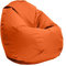 Bruni Sitzsack Classico L in Orange – XL Sitzsack mit Innensack zum Lesen, Abnehmbarer Bezug, lebensmittelechte EPS-Perlen als Bean-Bag-Füllung, aus Deutschland