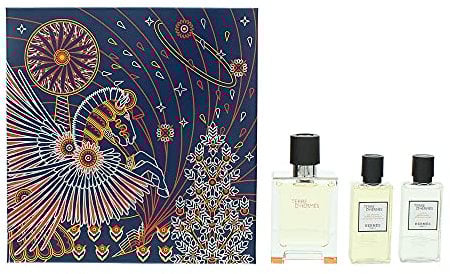 Hermès Terre D'hermès 3 Piece Gift Set: Eau De Toilette 50ml - Aftershave Lotion 40ml - Shower Gel 40ml