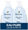BIOLANE - Lot de 4 Flacons Eau Pure H2O - Nettoyant pour le visage, corps et siège du bébé - Sans rinçage - 4 flacons-pompe de 750ml - Fabriqué en France