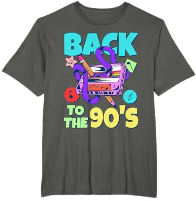Vestito da Festa Anni '90 per Le Donne, Costume da Uomo Anni '90 Maglietta