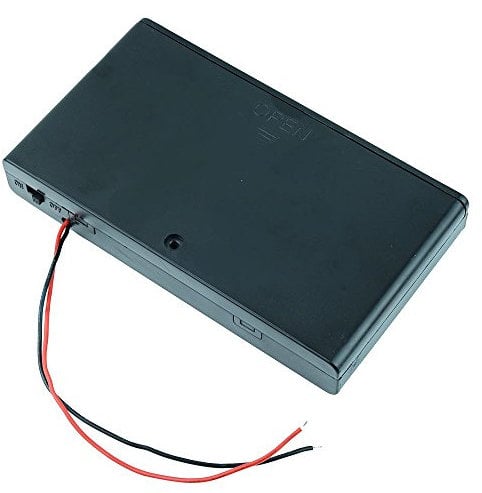AA x 8 Enclosed Battery Holder W/Switch 150mm DIY Hobby Electronics
