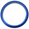 ANYHUG 1 x blauer Aluminiumring für BMW 1 2 3 4 5 6 7 Serie x3 x4 x5 x6 Mittelkonsole IDrive Multimedia Controller Knopf (Teileaktualisierung)